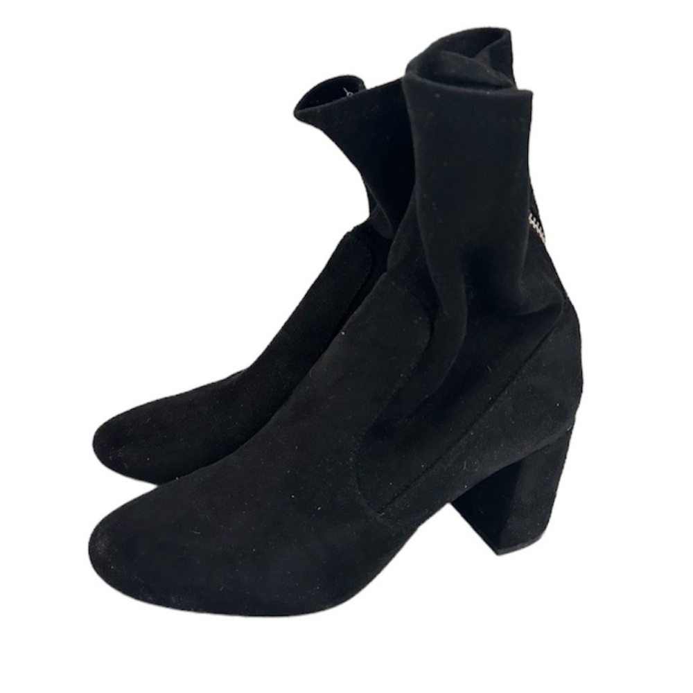 Zara Black Ankle Booties Sleek Modern Design